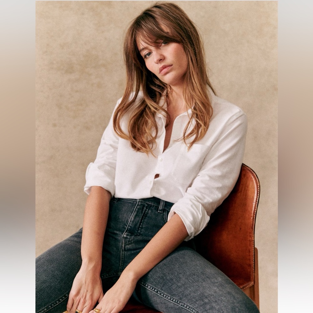 Sezane Tomboy shirt size 6 (EU size 36)
